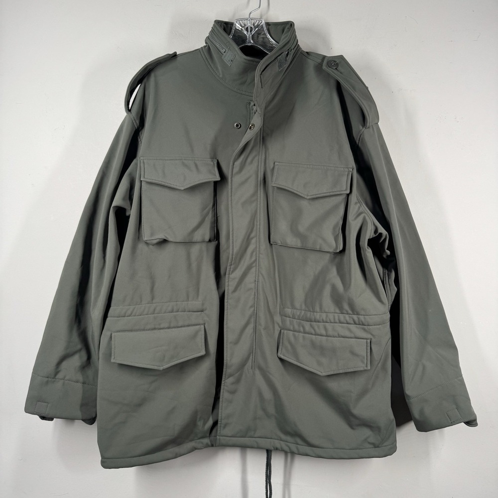 Rothco Military Field Jacket M-65 Tactical Soft Shell Coat Men's Size L Regular